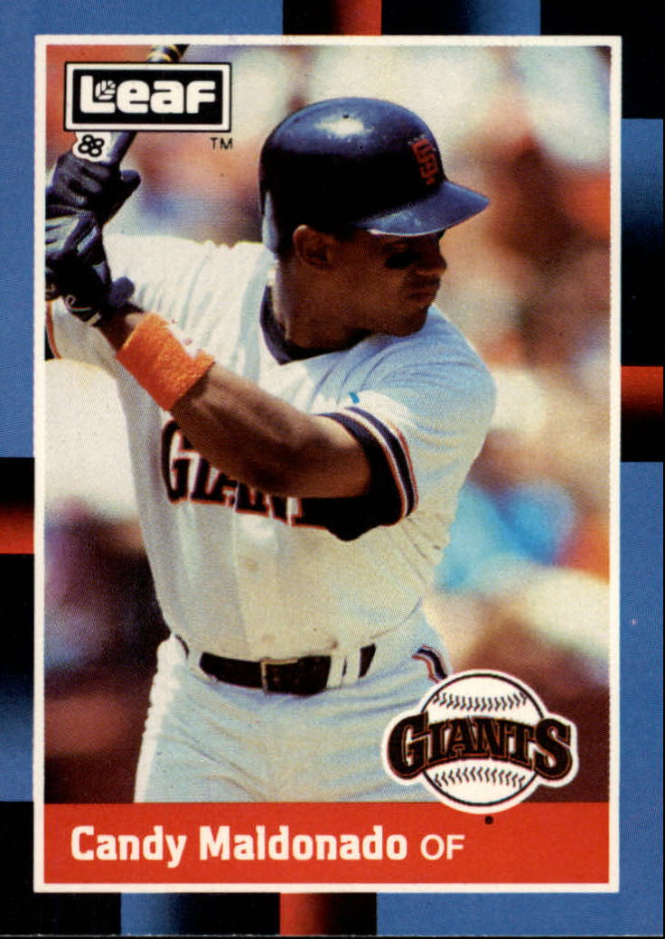 1988 Leaf/Donruss Baseball Cards       239     Candy Maldonado